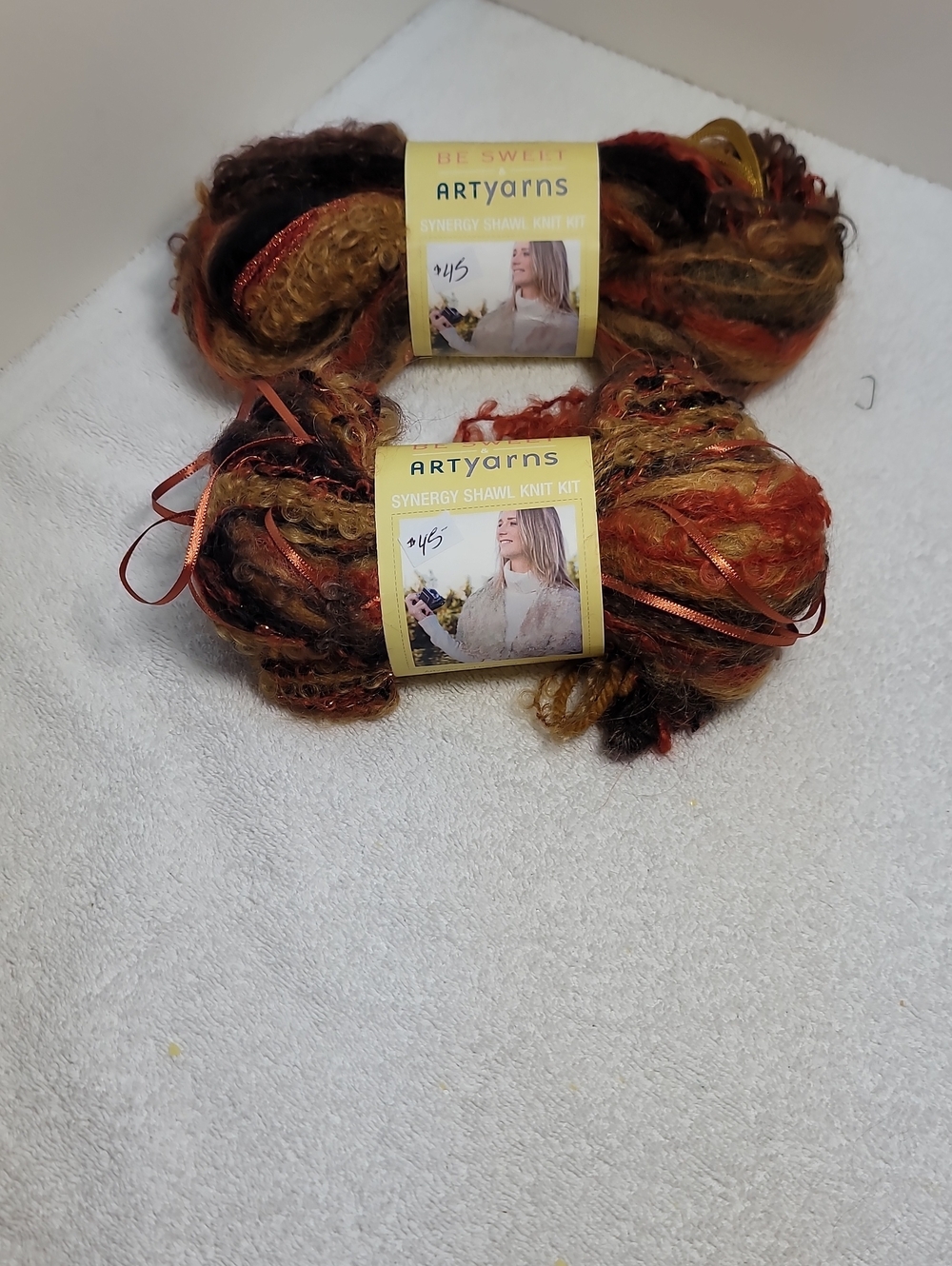 Synergy Shawl Knit Kit - Rust Multi-Color - NWT